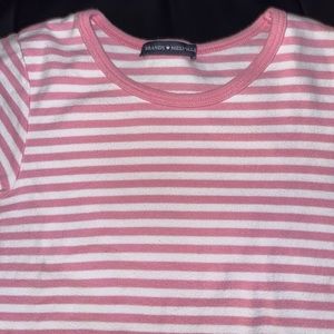 brandy melville baby tee pink